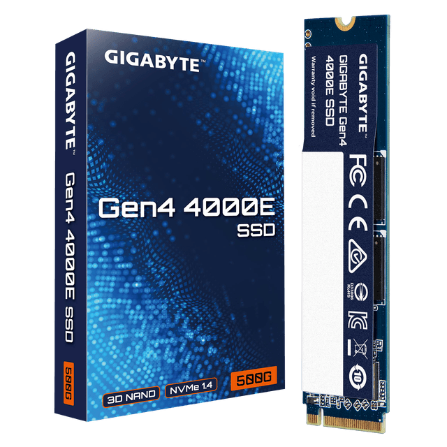 Gigabyte 4000E 500GB M.2 NVMe Gen4
