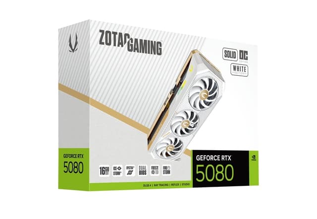 Zotac RTX 5080 Solid OC Edition (WHITE) 16GB