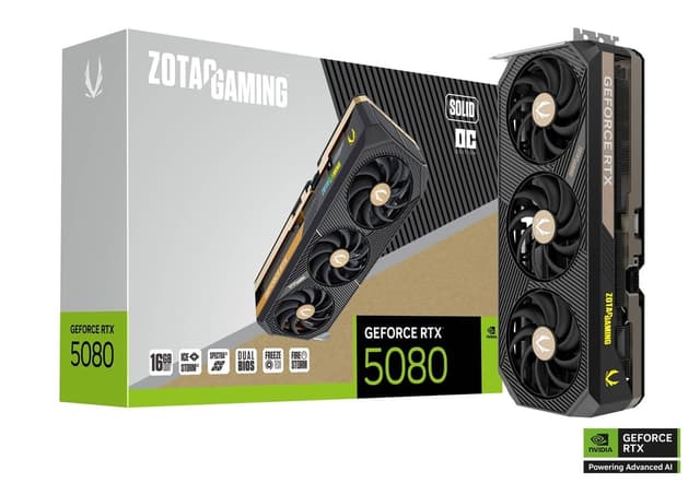 Zotac RTX 5080 Solid OC 16GB GDDR7