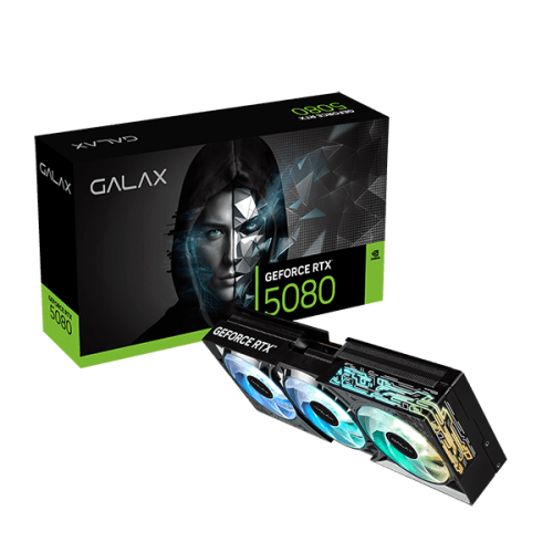 Galax RTX 5080 (1-Click OC) with RGB Lighting 16GB GDDR7