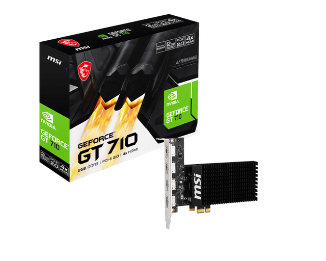 MSI GT 710 2GD3H with 4 HDMI