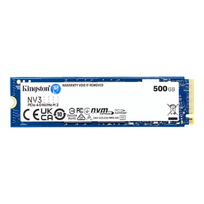 Kingston NV3 500GB M.2 NVMe Gen4