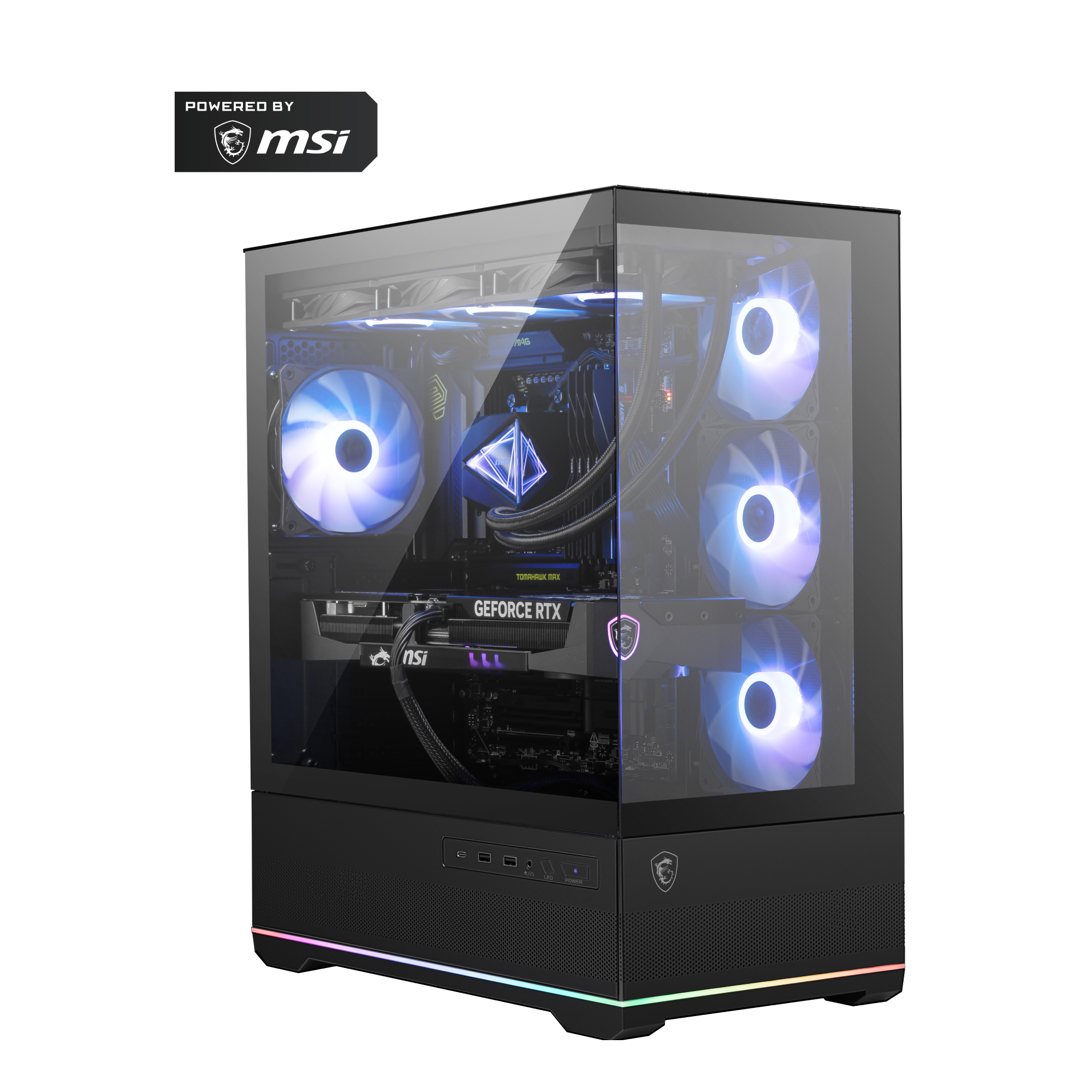 Inferno M4 R7 9850X3D + RTX 5070 12GB MSI PC Build