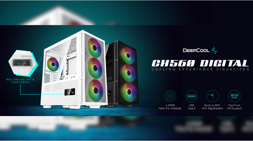 Deepcool CH560 Digital Banner